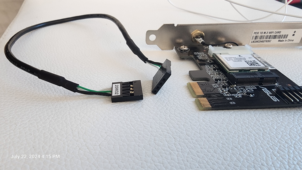 Asus PCIE to M.2 Wi-Fi Card - photo 4