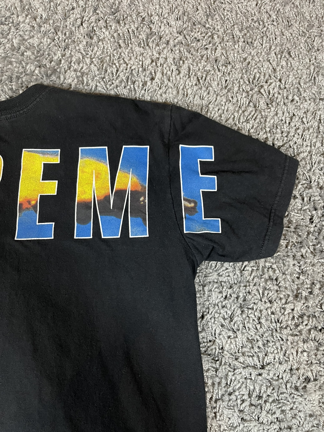 2017FW Supreme Crash Tee Black T-Shirt image indicator(5)