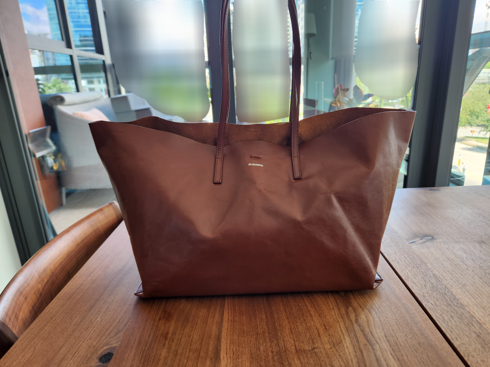 Jil Sander Brown Tote