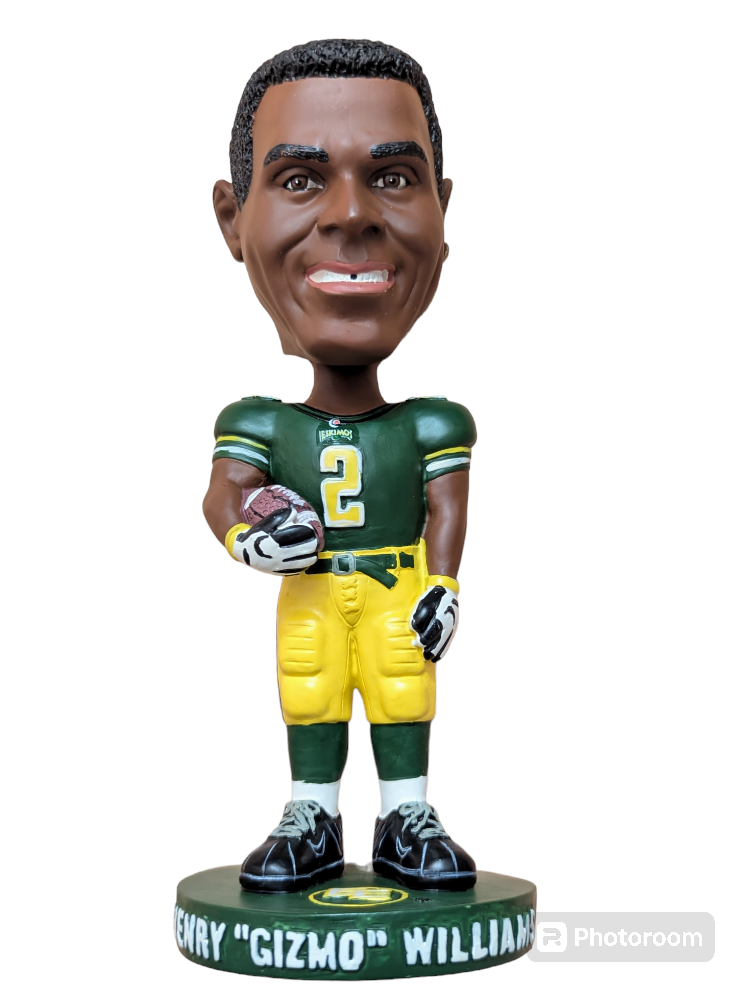 LIKE NEW Henry "Gizmo" Williams Bobblehead with box thumbnail