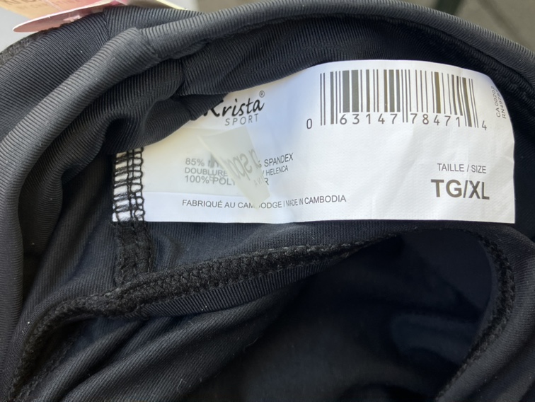 NWT Black swim skirt with UV protection size XL - photo 2