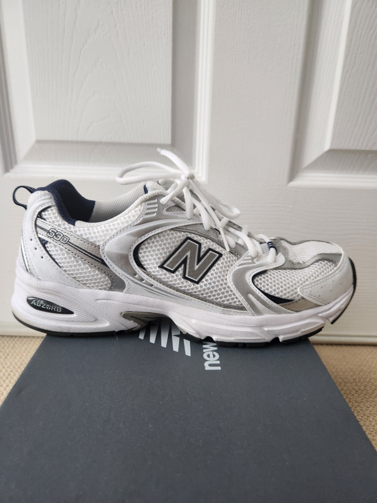 💥New Balance💥530 White with Natural Indigo Men US 9 - photo 4