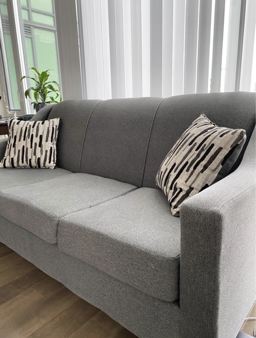 Structube grey sofa - 3 seater (69” inch) - photo 2