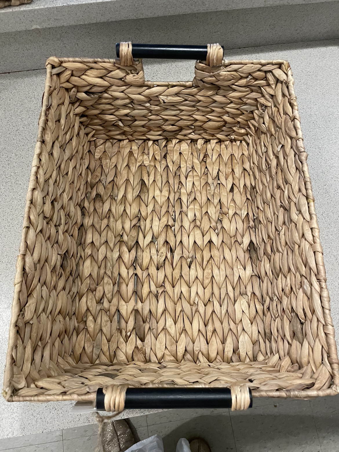 Home goods wicker storage bins with tags! - photo 2