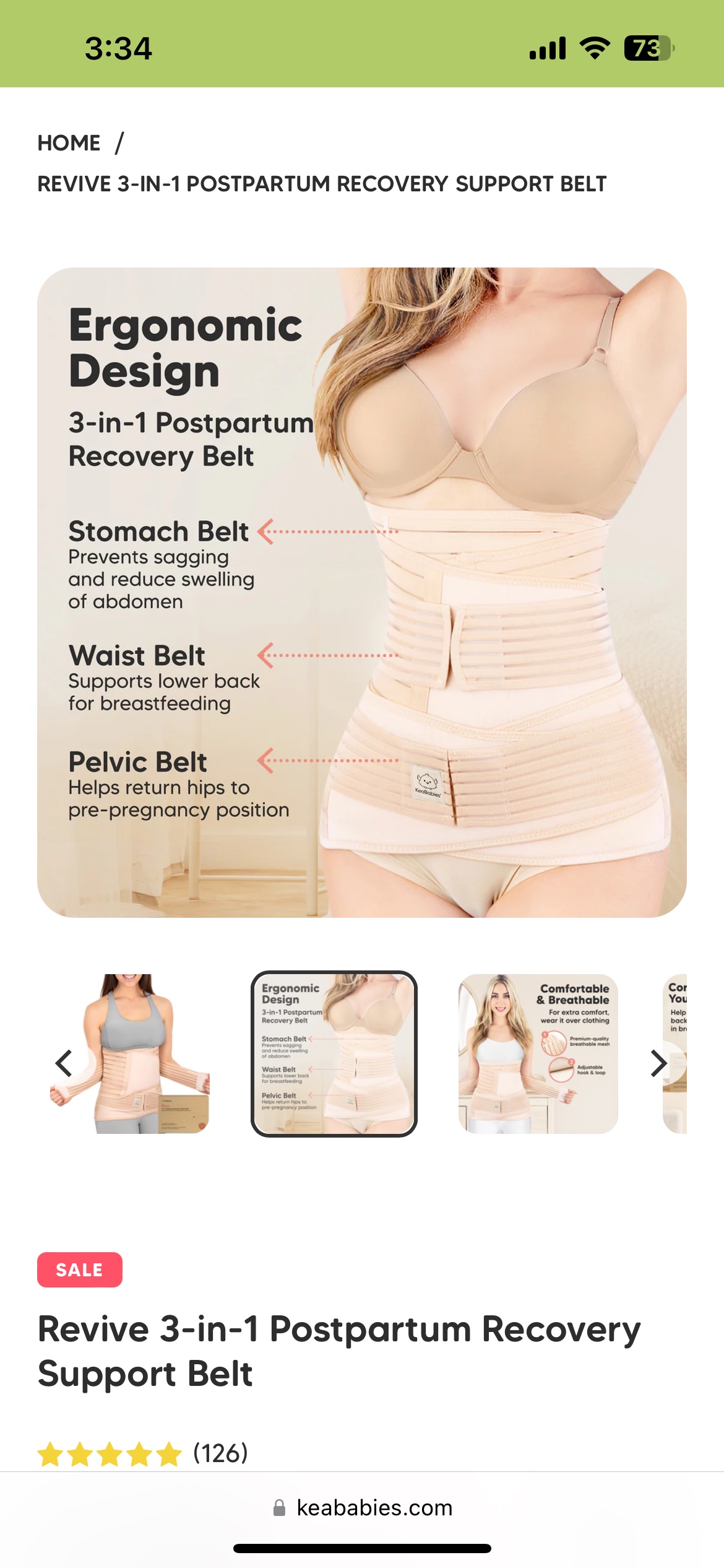 Postpartum Recovery Belt