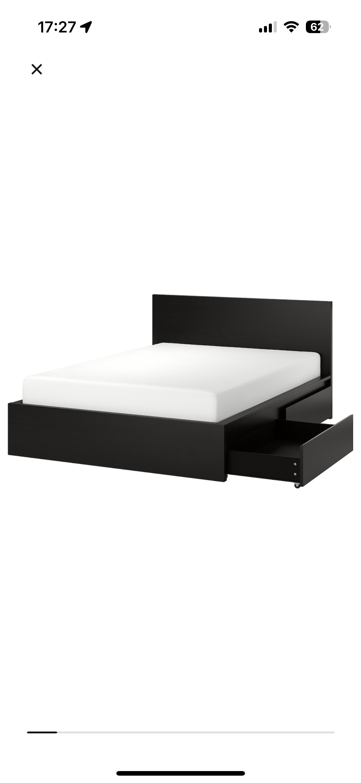 IKEA Maln Bed Frame Full Size