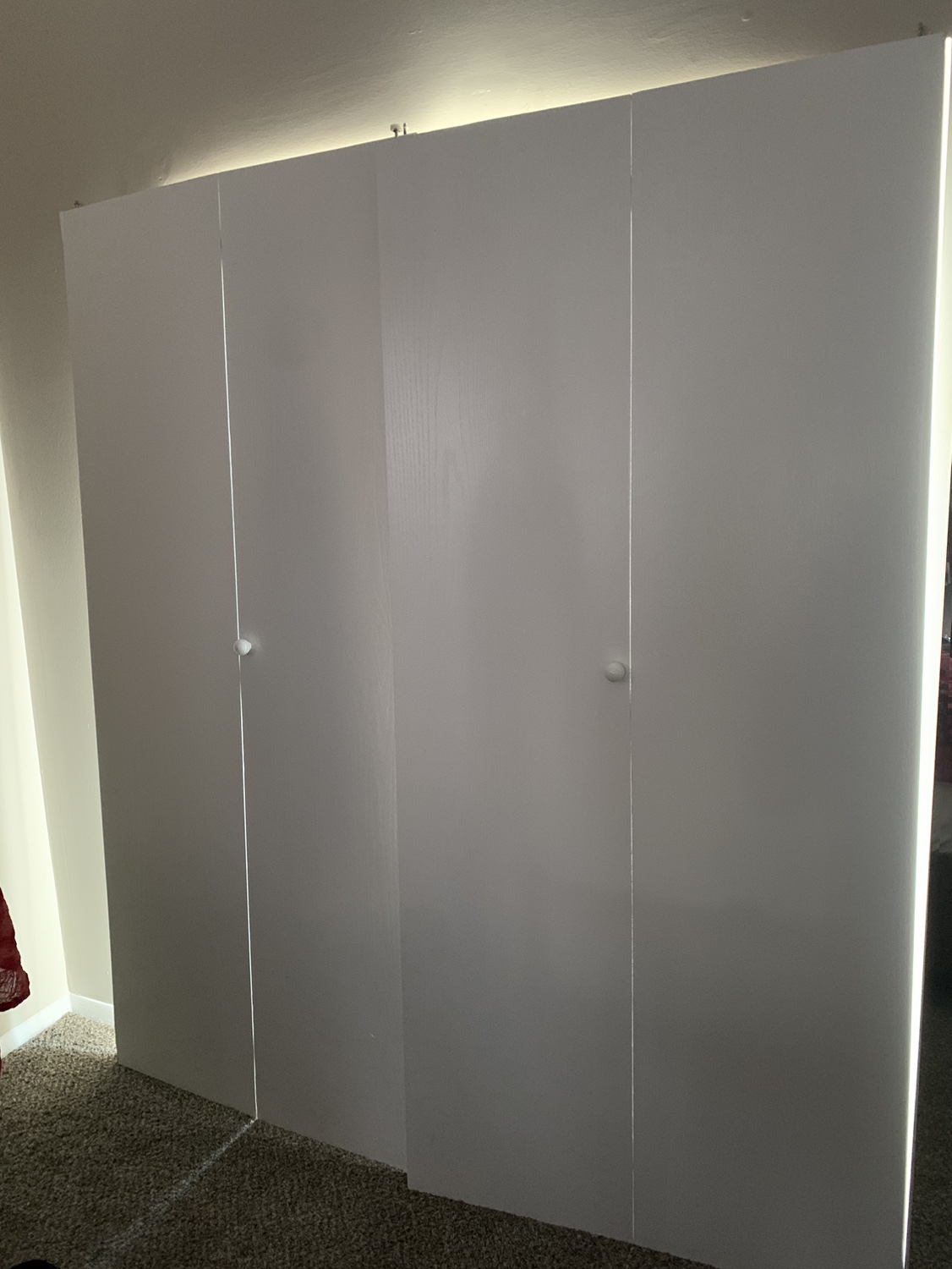 Closet doors: white, wood - photo 2