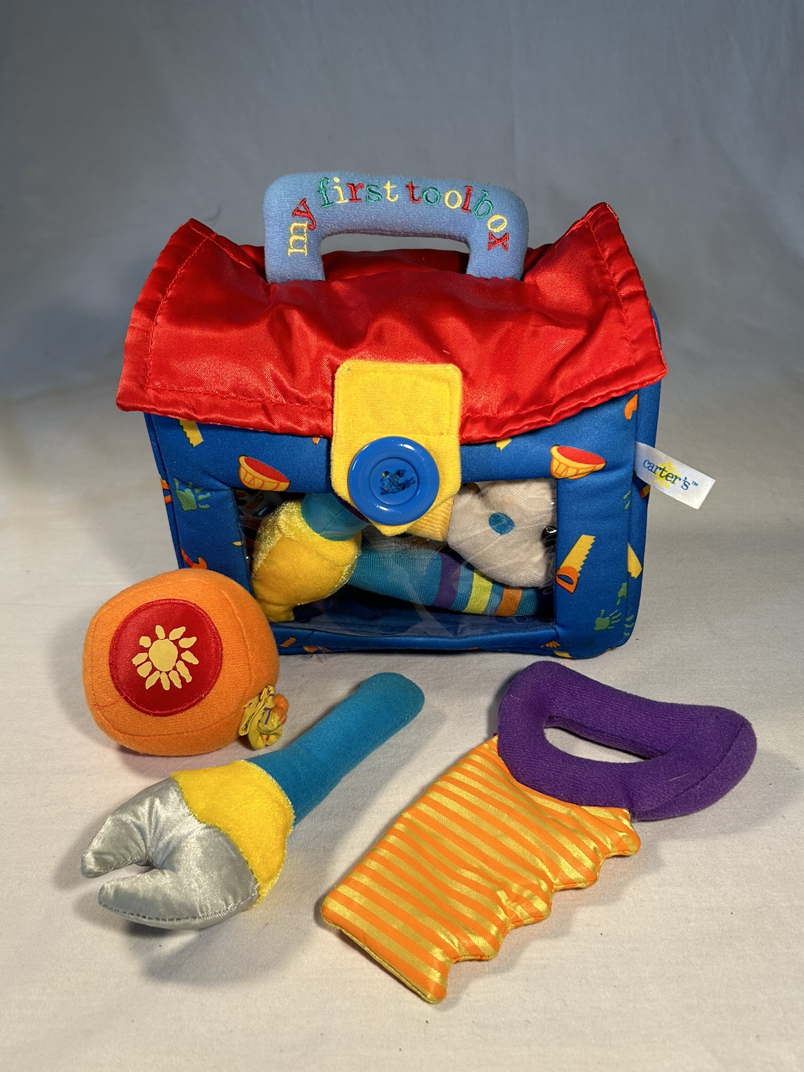 Carters Baby Plush Sensory Toy “My First Toolbox”