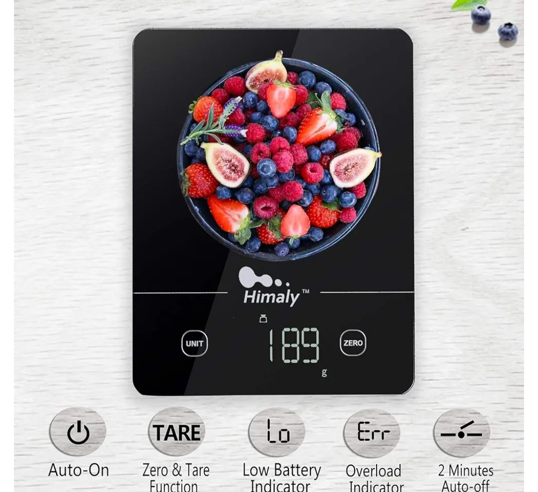 DIGITAL Food Scale, 11lbs/5kg Kitchen Scale Measurements image indicator(2)