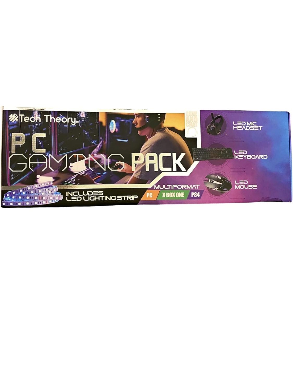 PC Led Gaming Pack Mic, Keyboard, Mouse - photo 2
