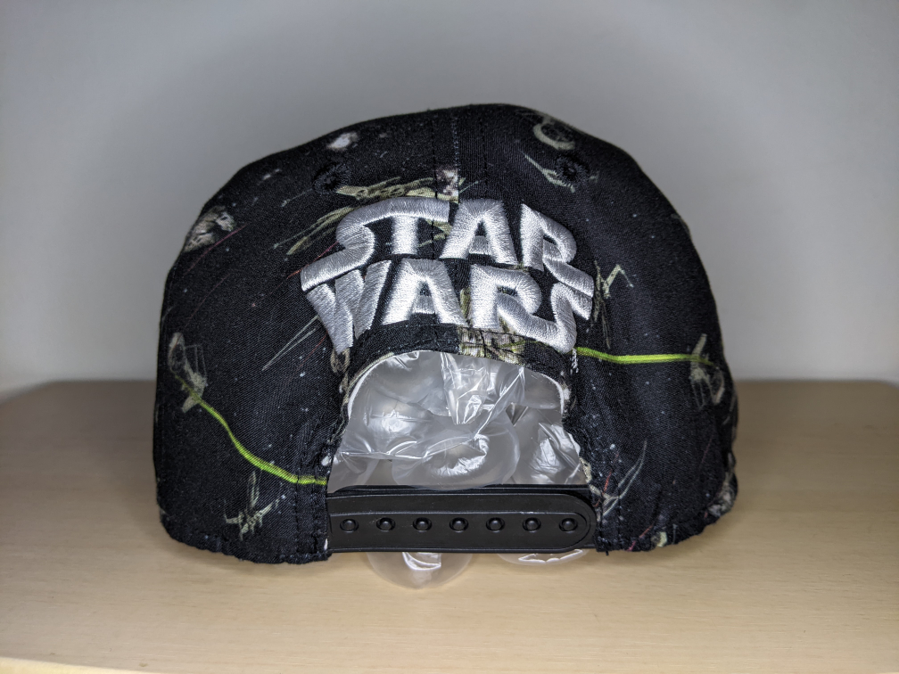 ⚽ Star Wars Baseball Hat Cap Adjustable Snapback Black & White image indicator(3)