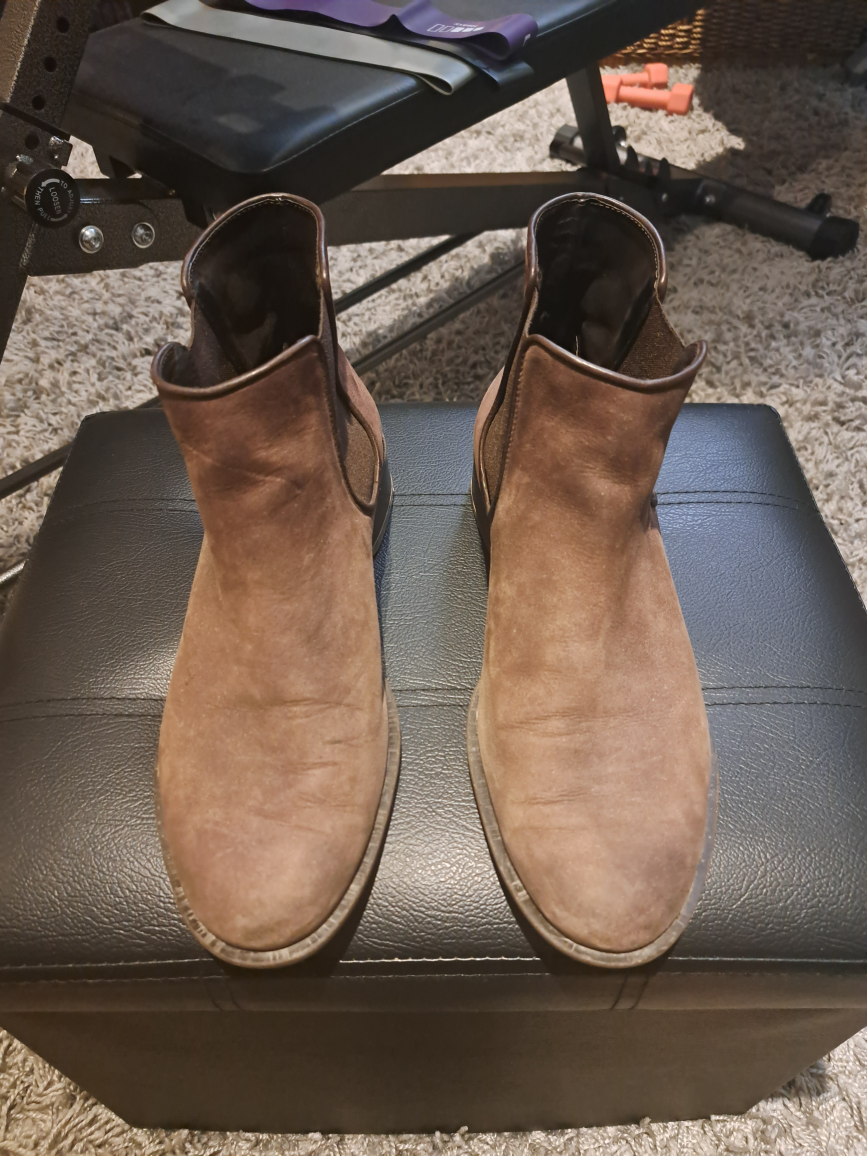 Suede Brown Booties image indicator(2)