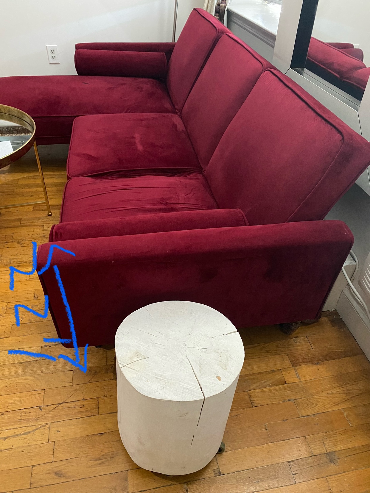 Vintage sofa, bed, and coffee table - photo 3