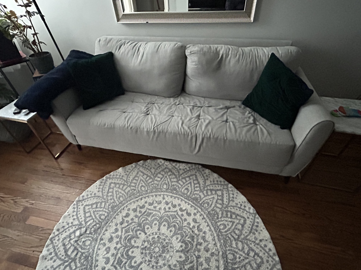 ETHAN ALLEN - Grey Couch