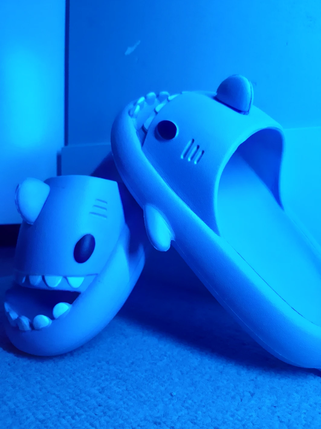 Unisex Shark slides blue - photo 2