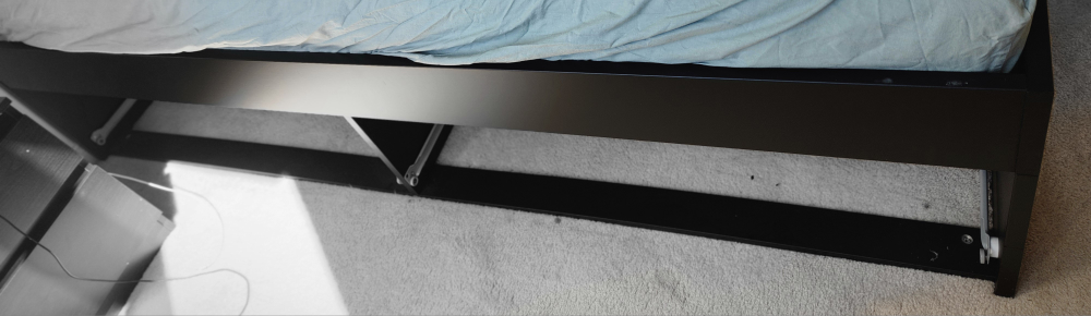 bed frame black king size - photo 3