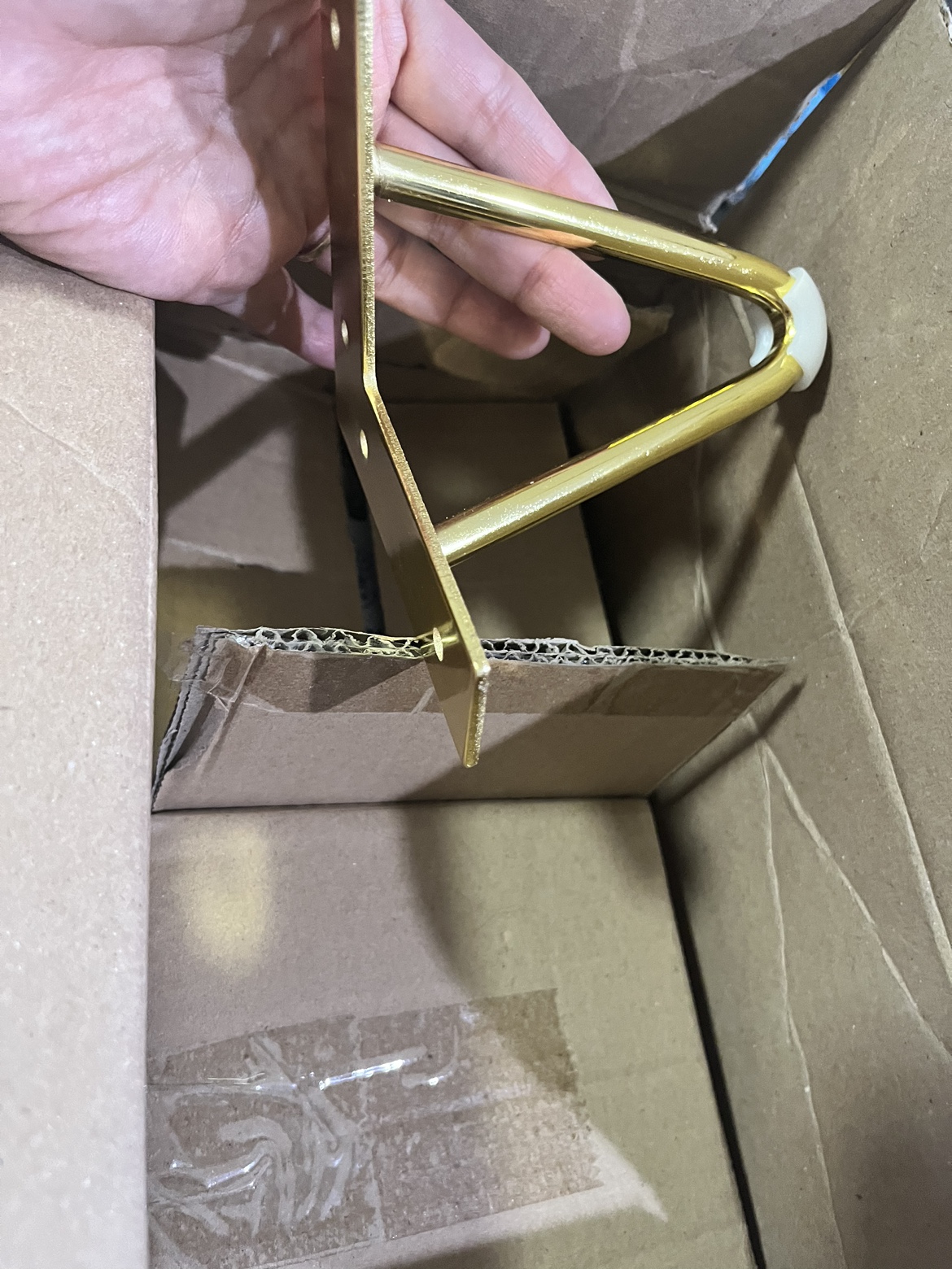 Gold Hairpin Furniture Legs - photo 4