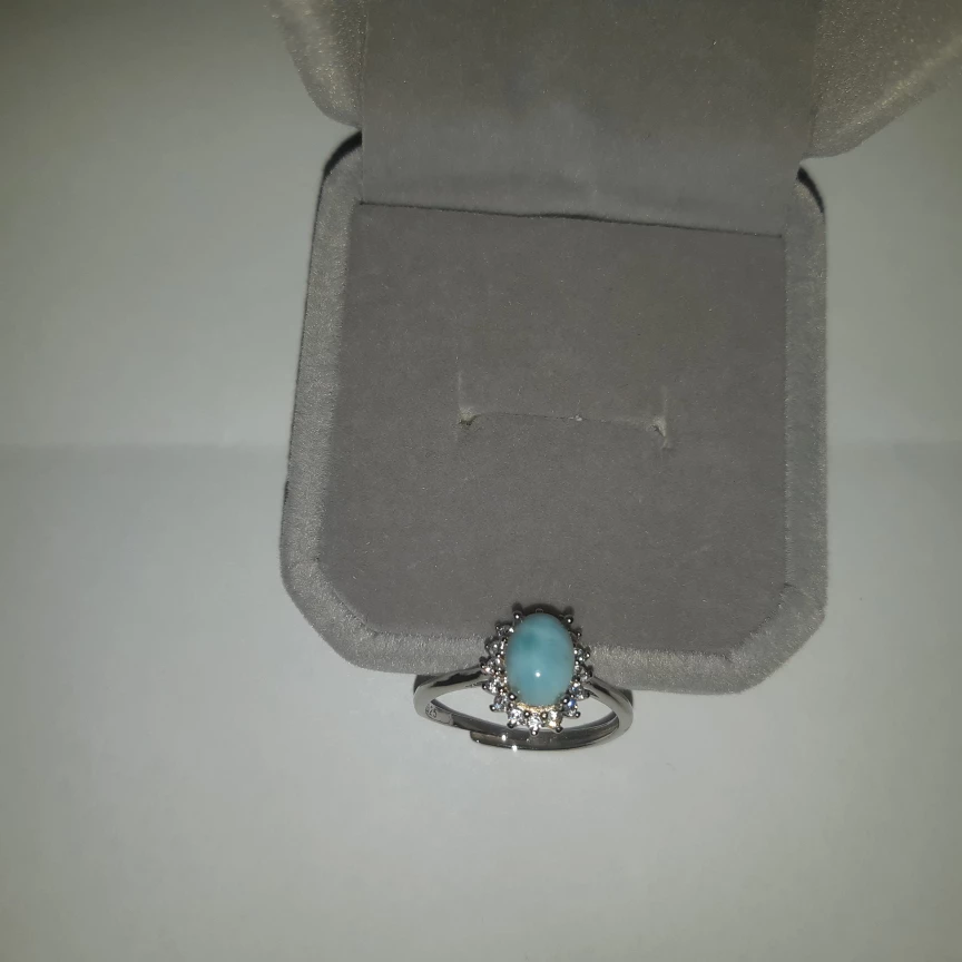 Larimar Sterling silver ring - photo 3