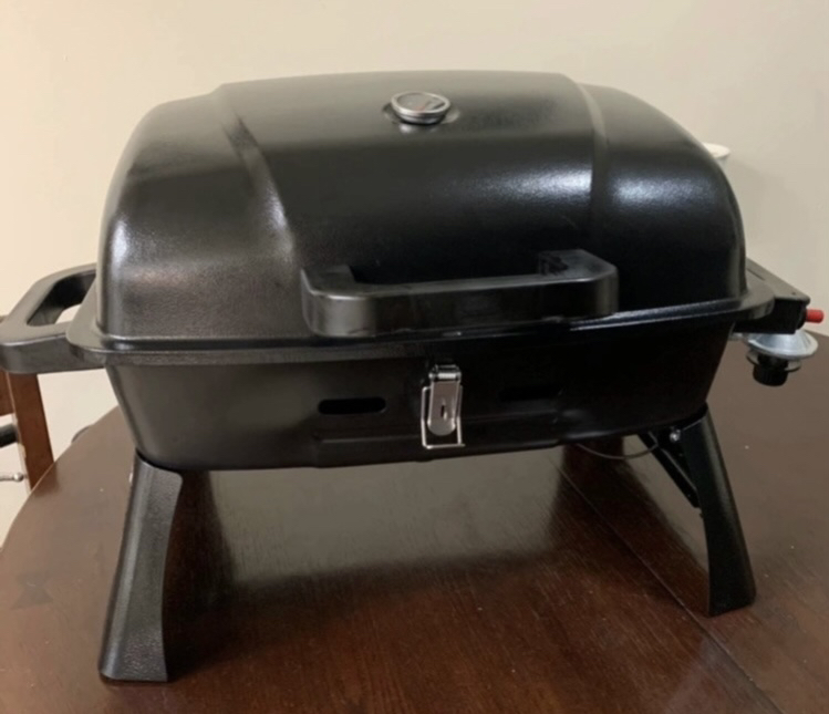 ***PORTABLE BBQ*** and 3 propane bottles