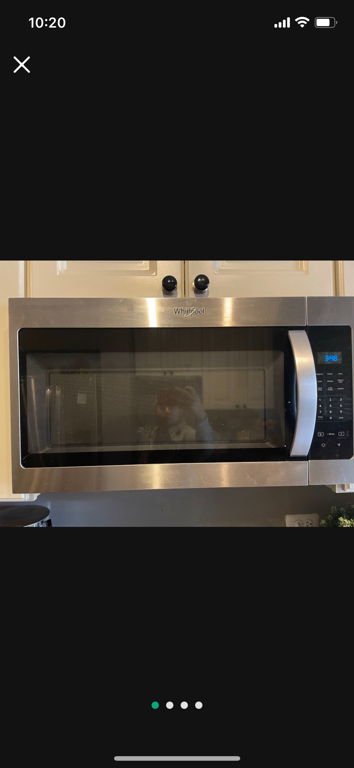 Whirlpool Microwave Over the Range
