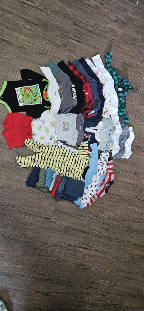 0-3 month Boys clothing 30 pieces for $20 thumbnail