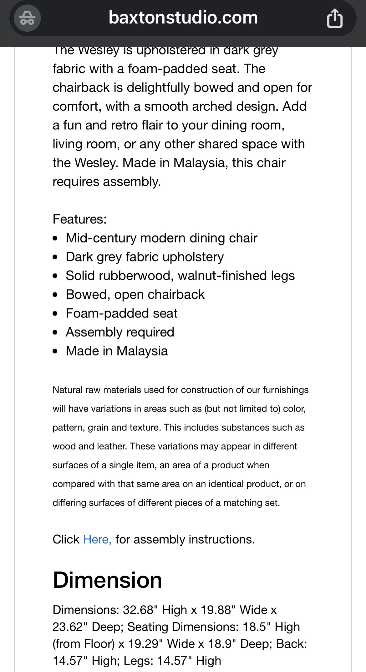 MCM Dining Table w/ 4 Chairs - photo 5