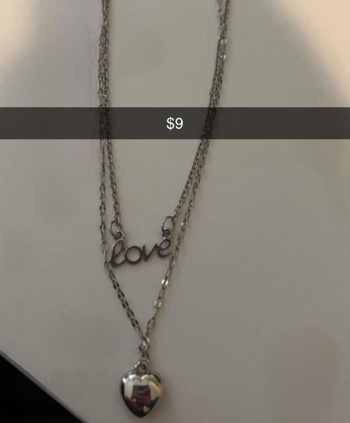 2-in-1 “love” necklace
