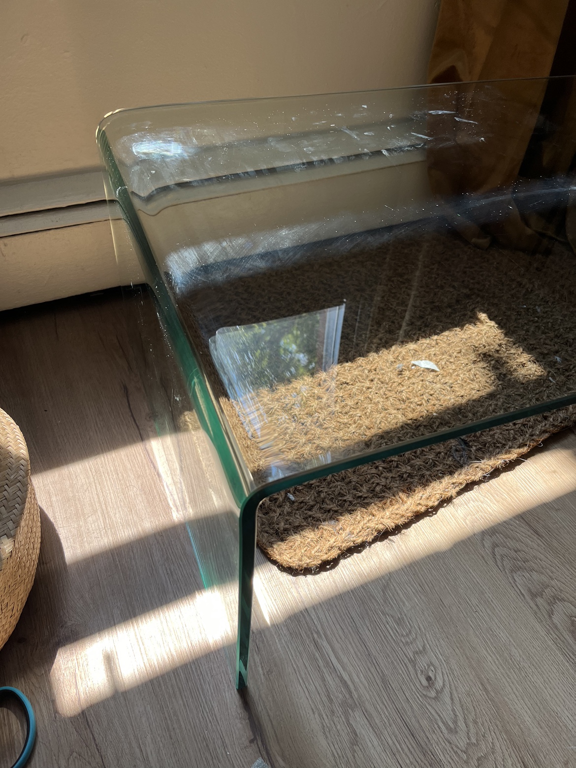 Waterfall glass coffee table - photo 3