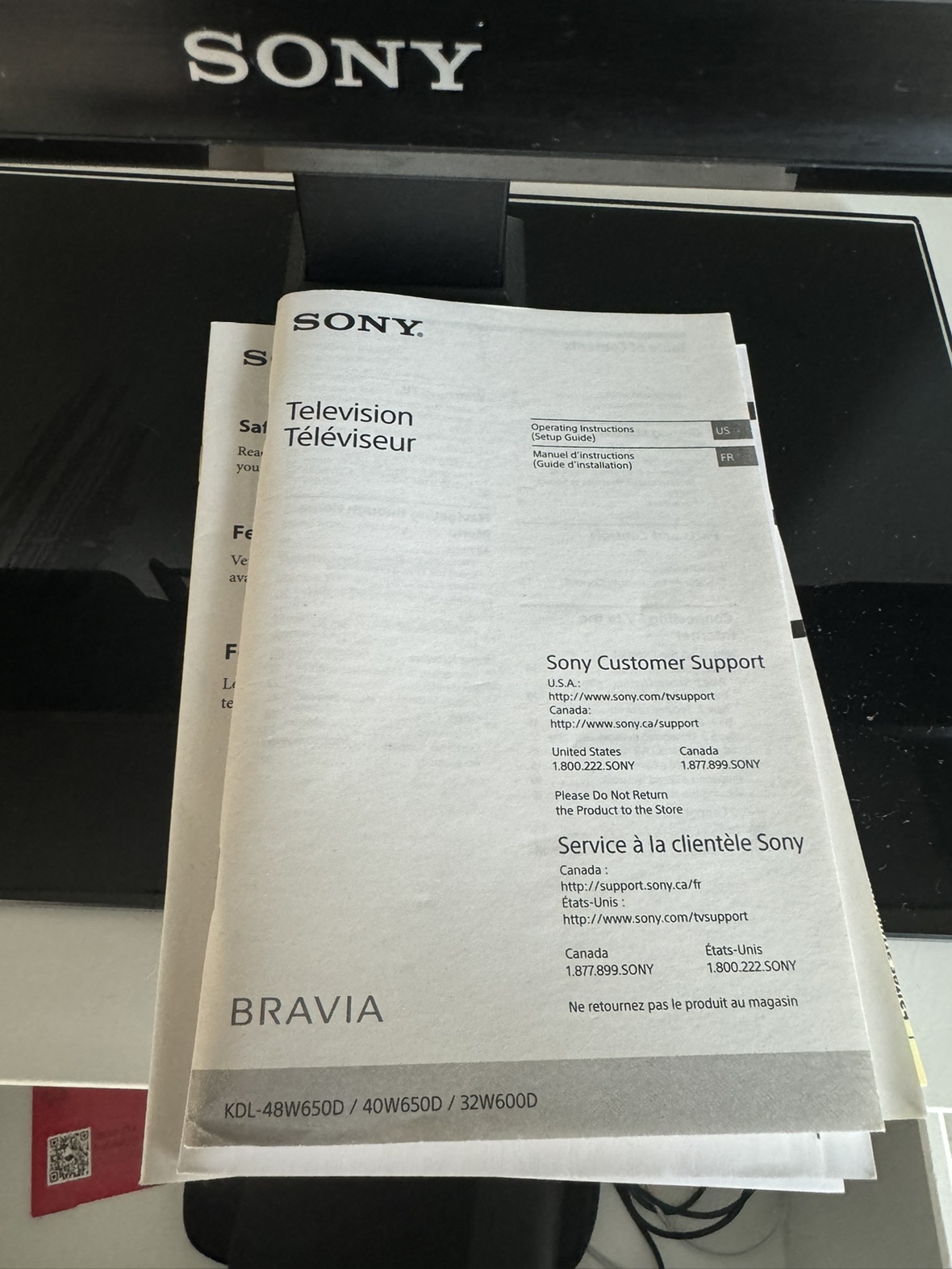 SONY BRAVIA 48” SMART TV image indicator(4)