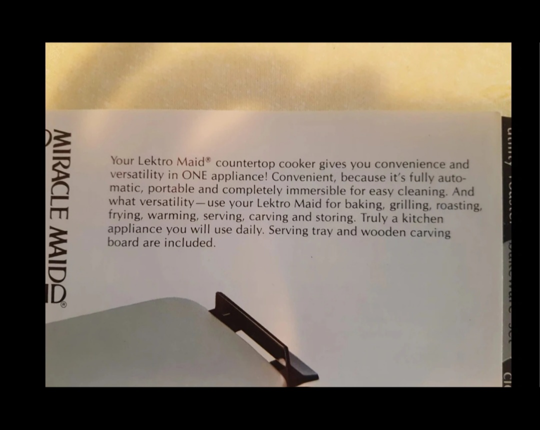 Lektro maid Counter top cooker image indicator(7)