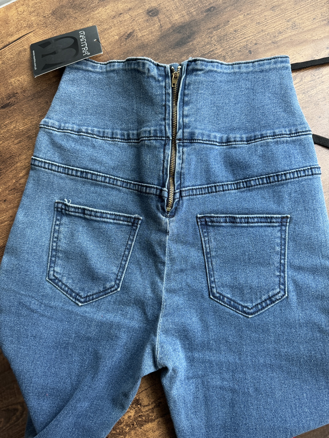 Corset shaper blue skinny jeans image indicator(4)