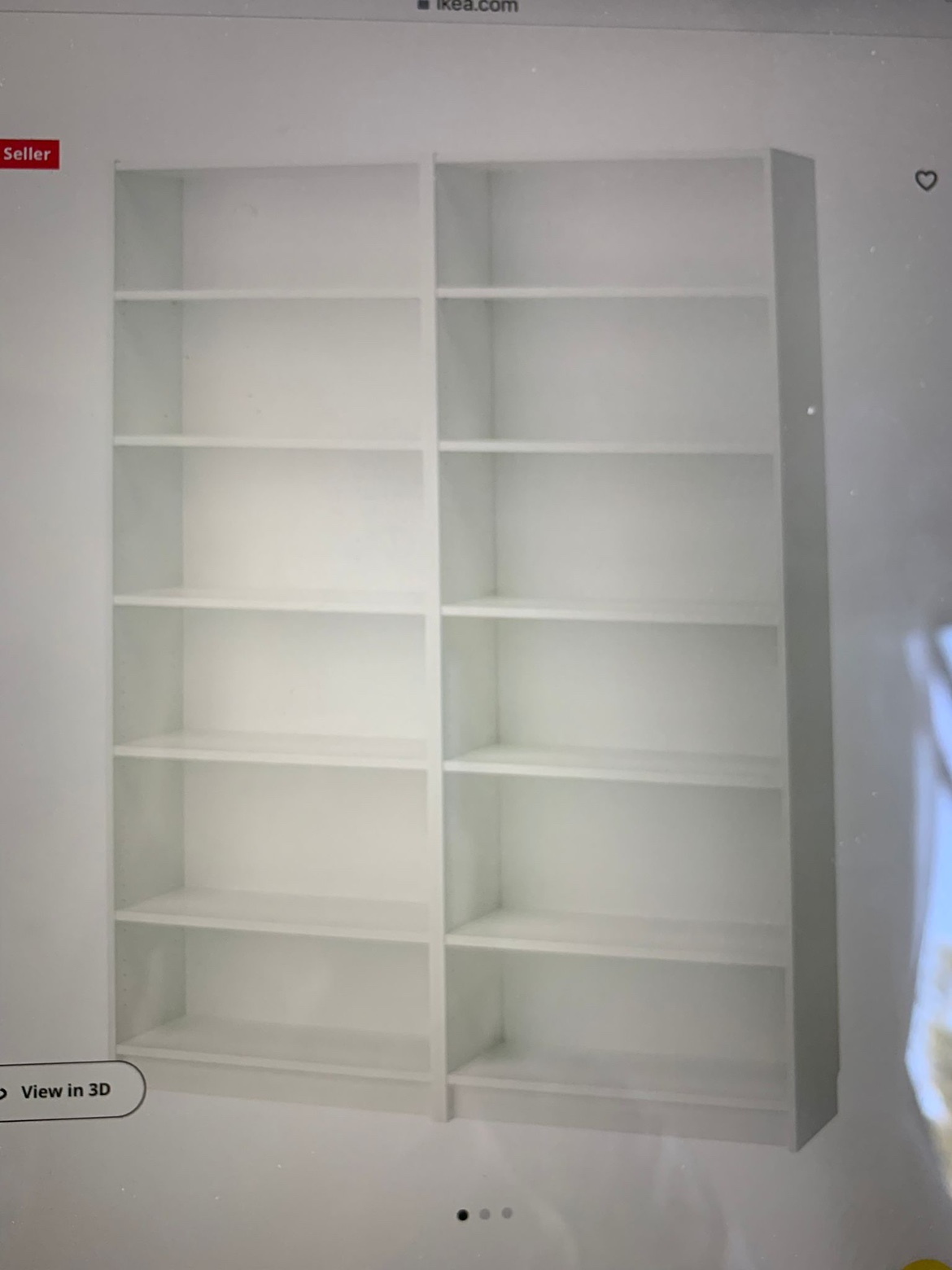 IKEA billy bookcase x 2 - photo 2