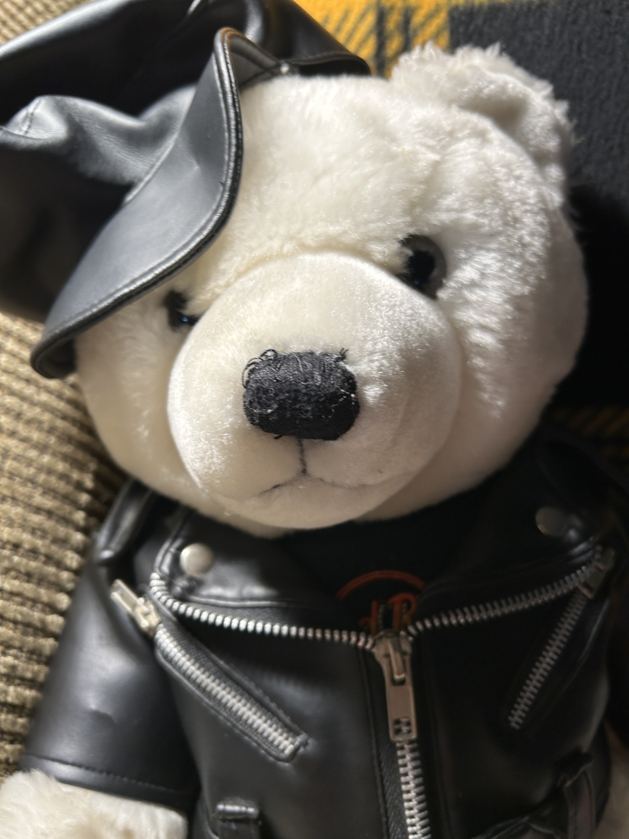 Hard Rock Hotel White Biker Teddy Bear 2000 - photo 3