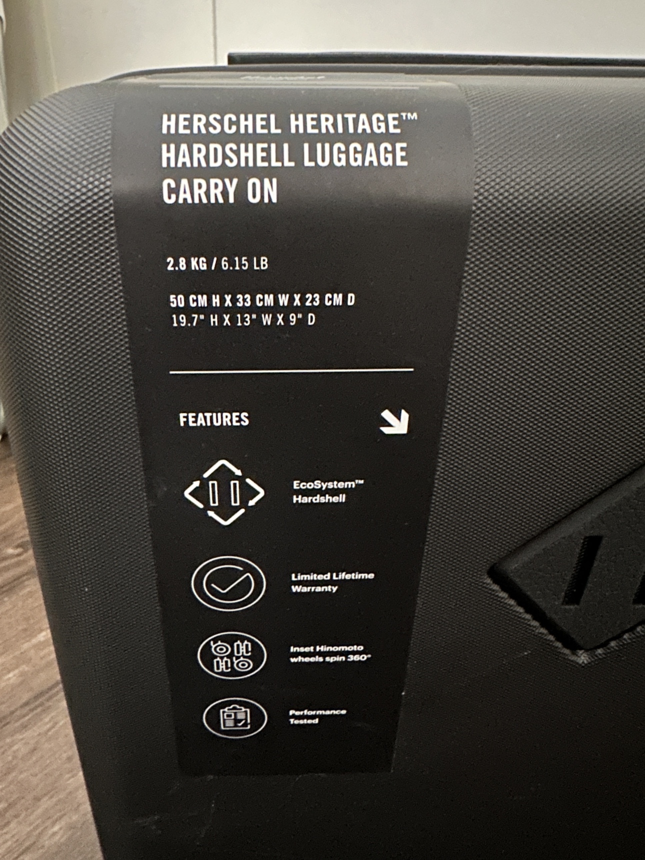 Herschel Heritage Hardshell Luggage - photo 4