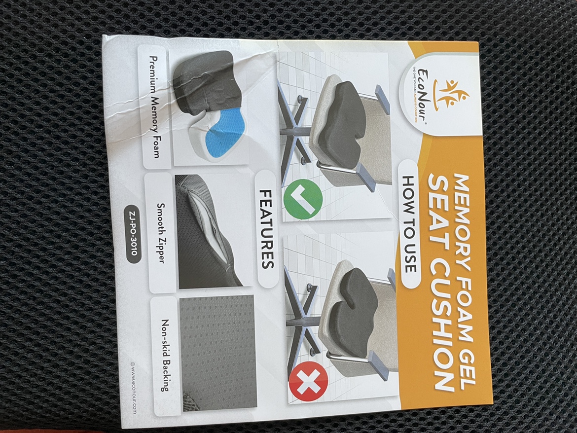 Seat cushion black