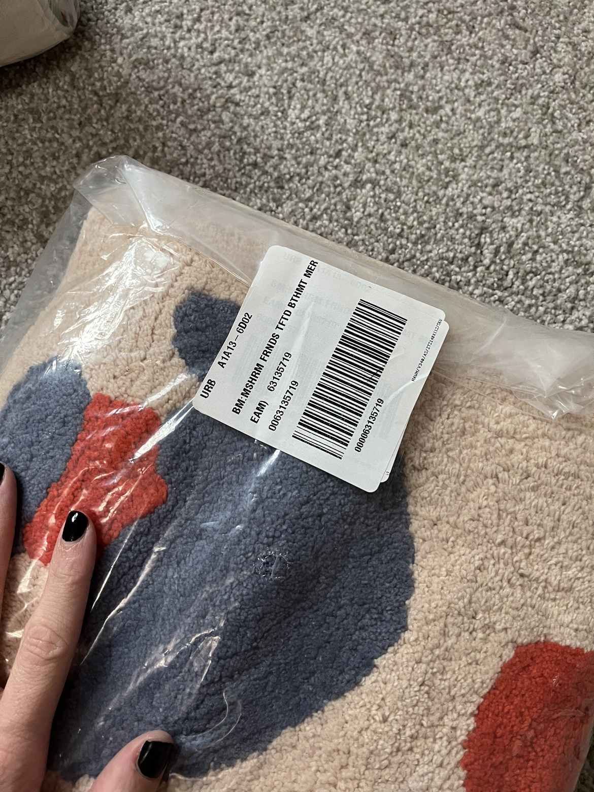 Mushroom Shower Curtain & Bathmat - photo 3