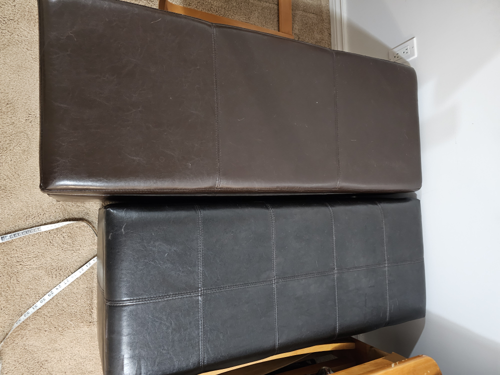 One Ottoman dark brown - photo 4