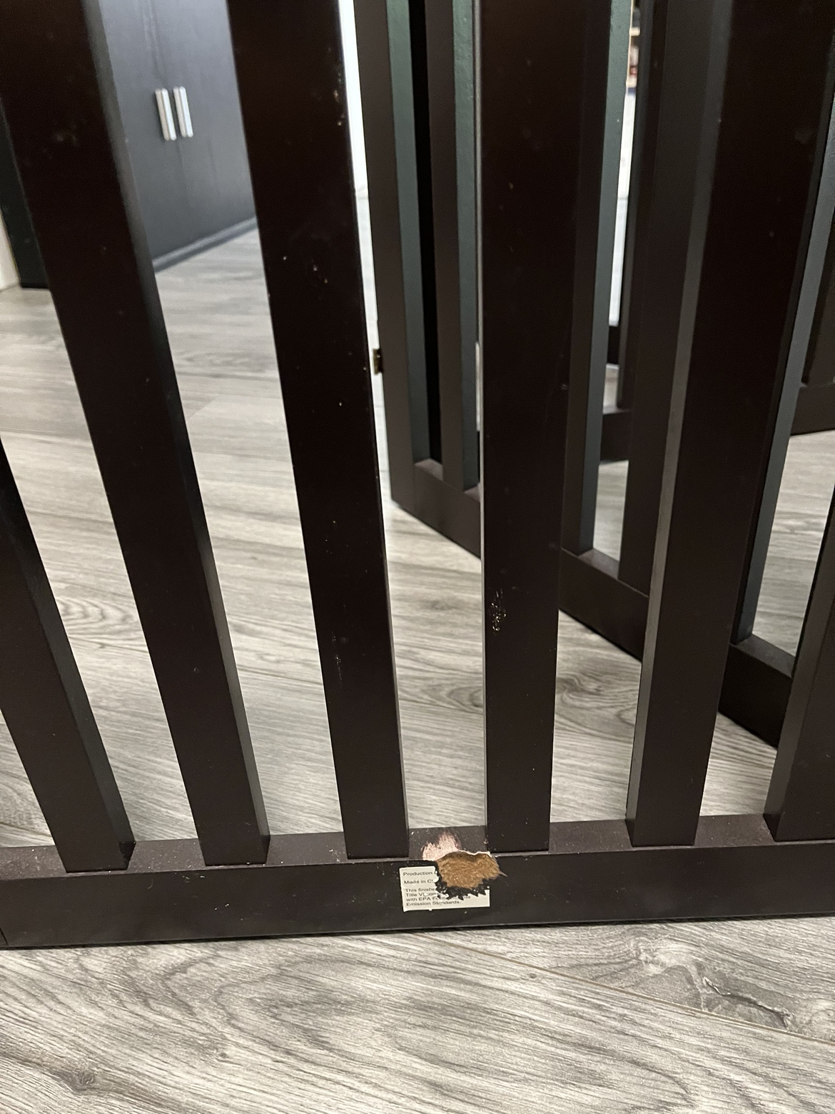 Folding dog/puppy gate image indicator(3)