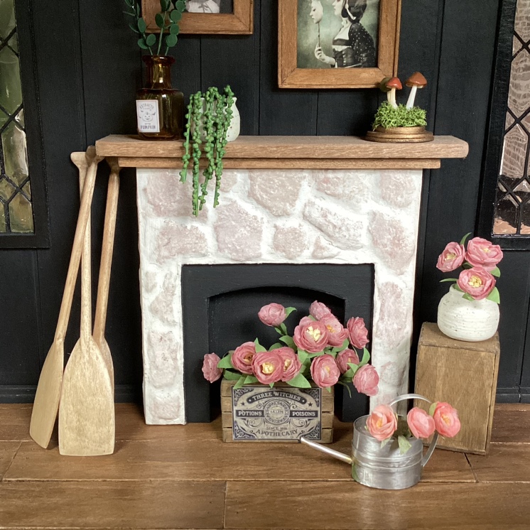 Miniature Vintage Canoe Paddles 1/12 Scale Dollhouse Decor image indicator(6)