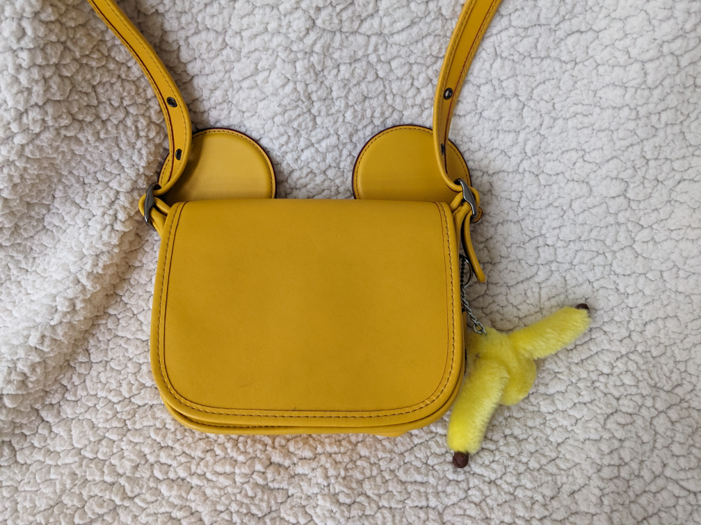 coach bag, Disney Mickey mouse yellow