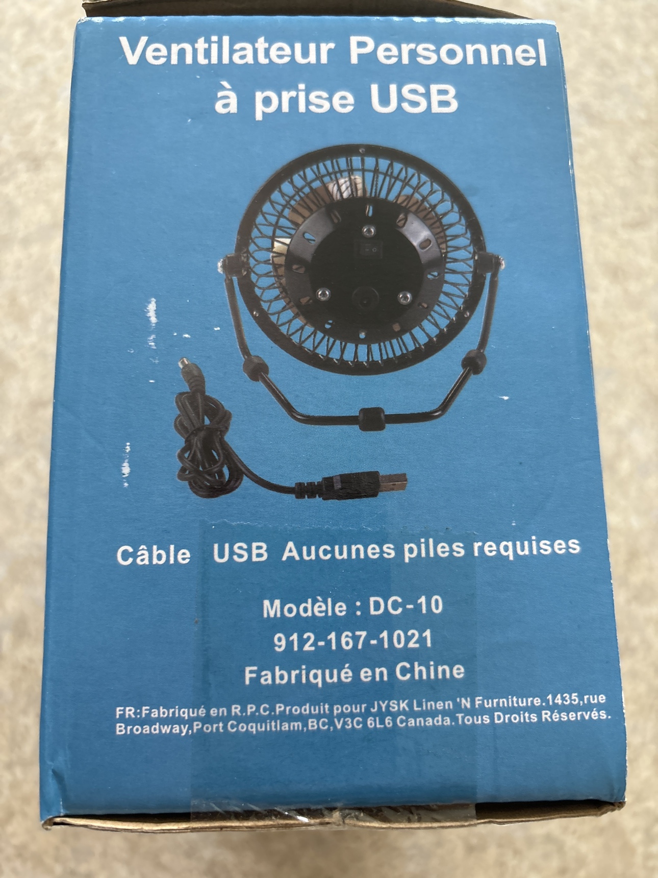 USB Personal Fan image indicator(2)