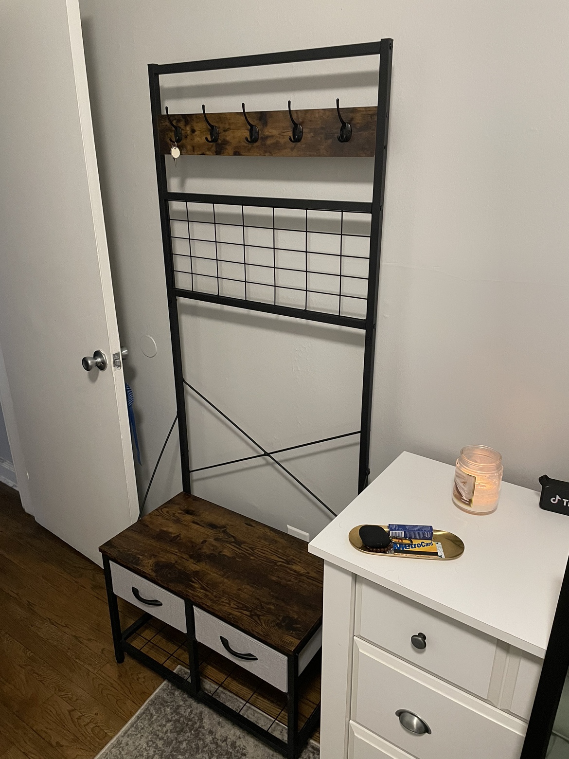 Wood shelf storage unit - photo 2