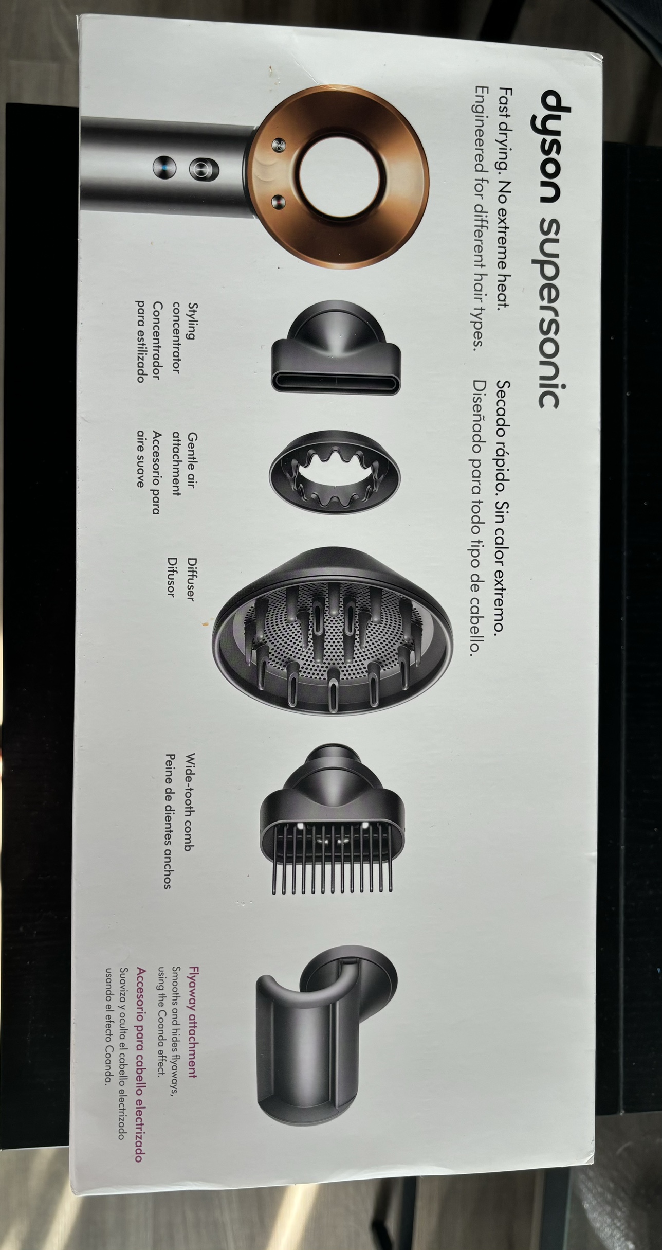Dyson Supersoic Hairdryer with 5 attachments