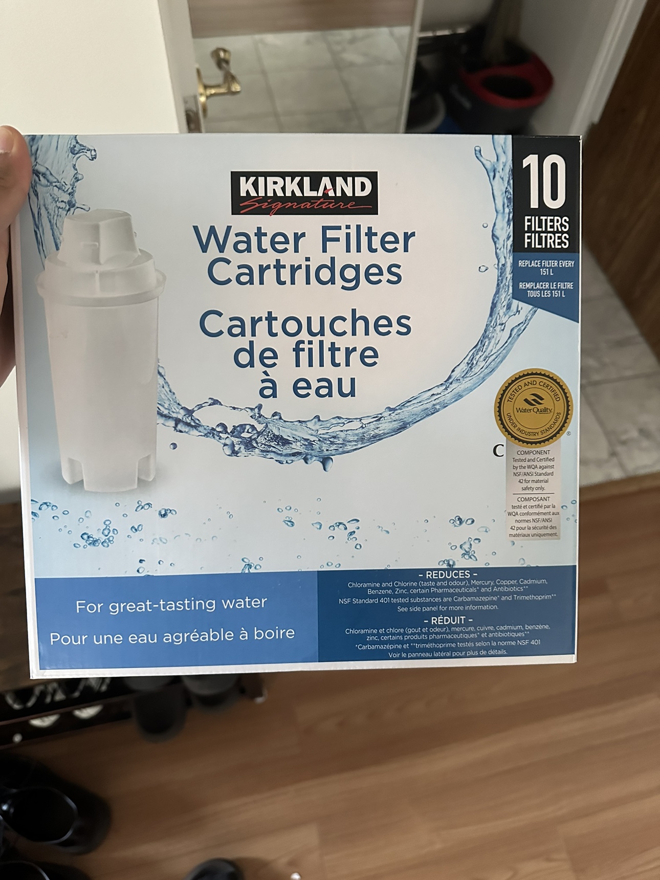 4 kirkland water filter cartridges - photo 2