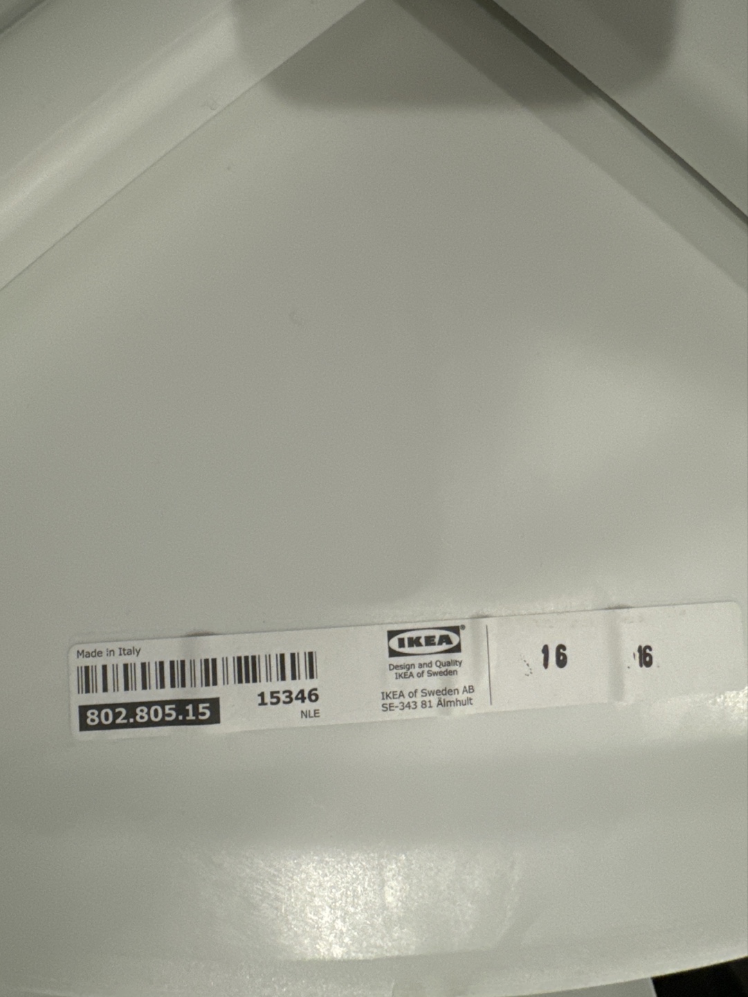 White IKEA JANINGE chairs with armrest - photo 4