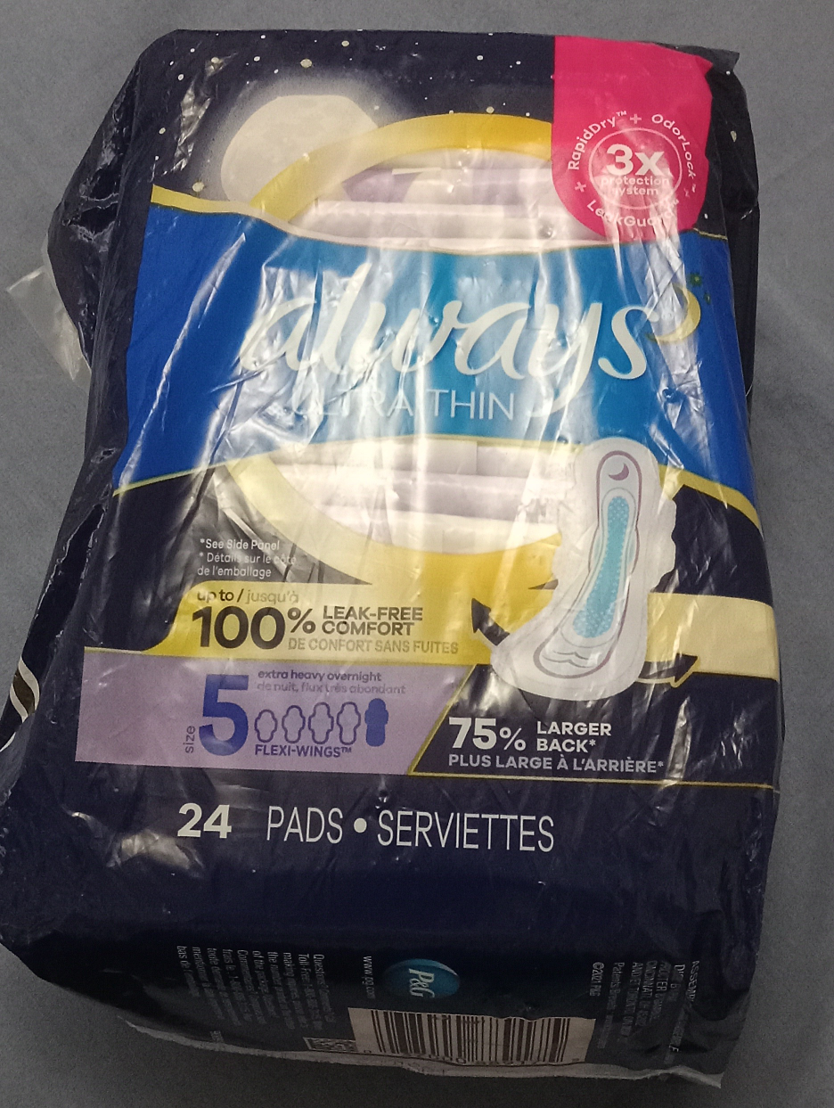 Always Ultra Thin extra heavy overnight size 5 pads thumbnail
