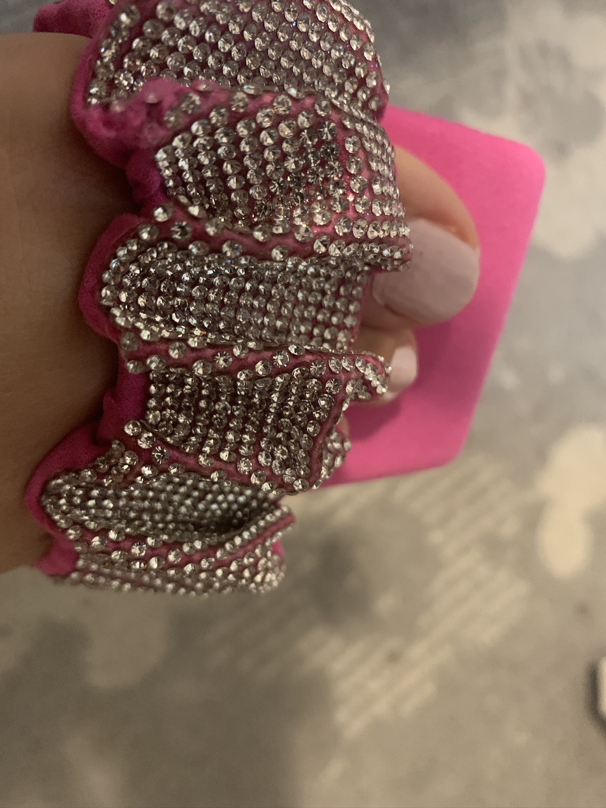 Women Size 6 Bing Rhinestone Flat Sandals Open Toe image indicator(3)