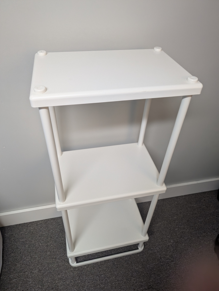 IKEA metal shelf