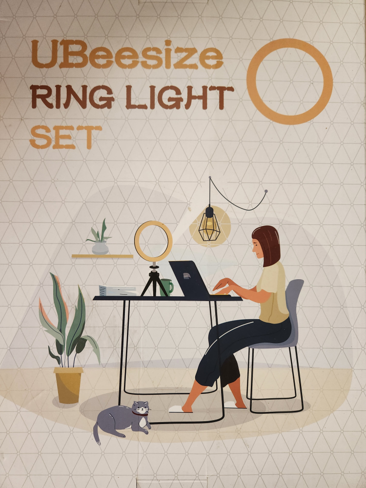 10" LED Ring Light Stand & Phone Holder Selfie Halo Light 🥕