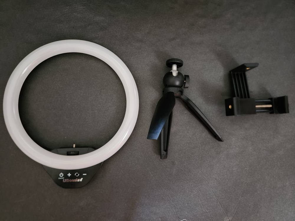10" LED Ring Light Stand & Phone Holder Selfie Halo Light 🥕 - photo 3